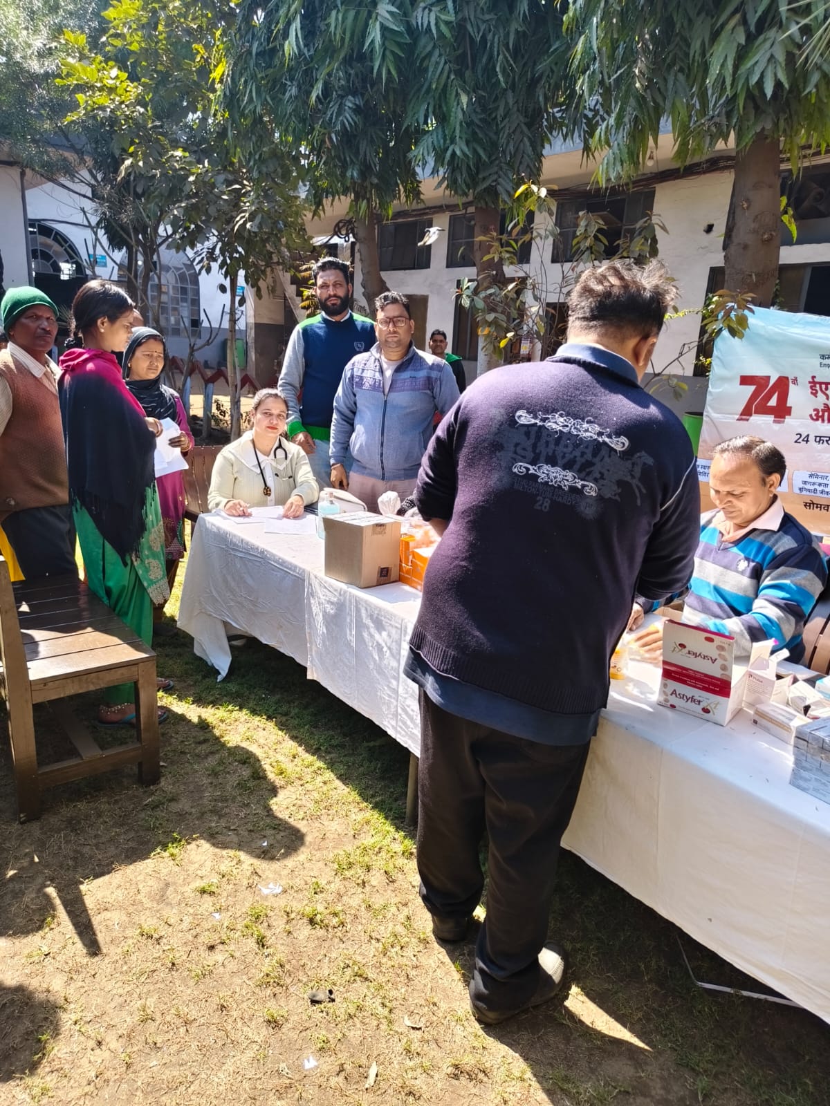 Health Check Up Camp on ESIC Fortnight 