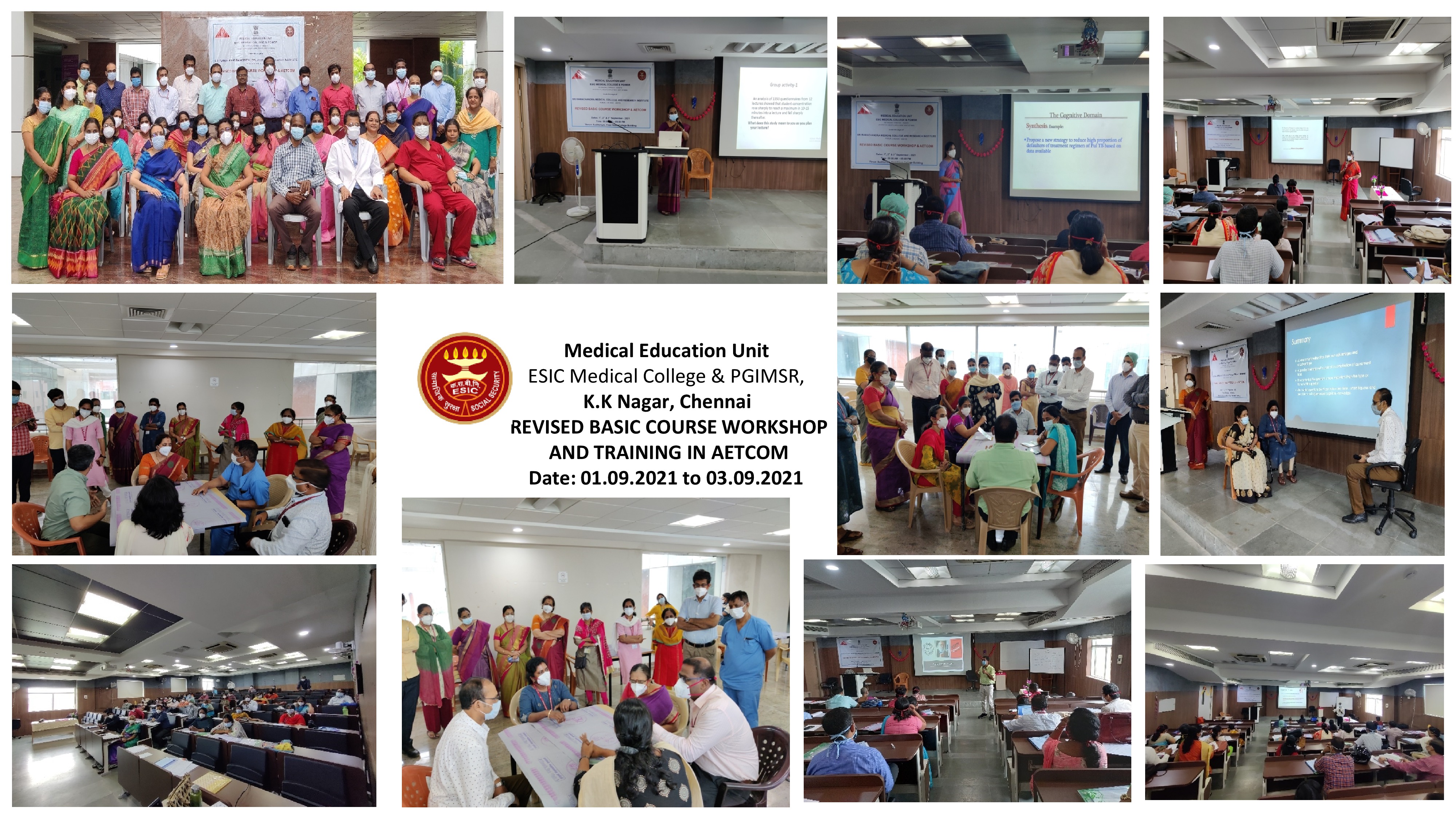 Revised Basic Course Workshop and AETCOM - SEPTEMBER 2021